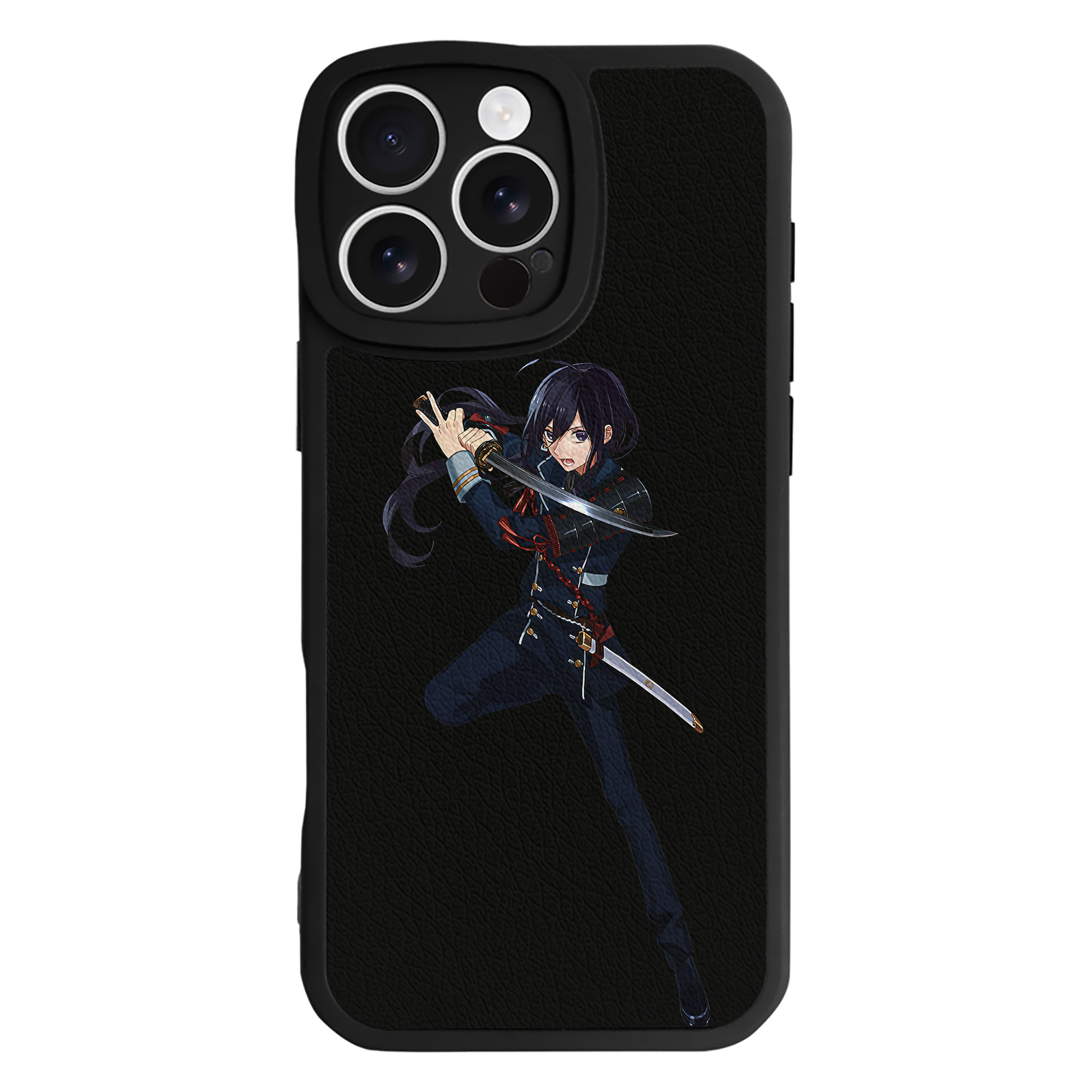 （画像用） 刀剣乱舞 Touken Ranbu 【iPhone 16シリーズ対応】シリコンスマホケース（レザー調） 材質：シリコン